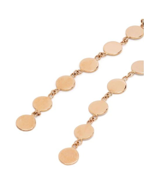 18kt rose gold Luce diamond drop earrings